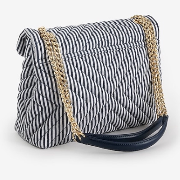 New with tags! Express Quilted Nautical Crossbody Bag - Picture 3 of 3